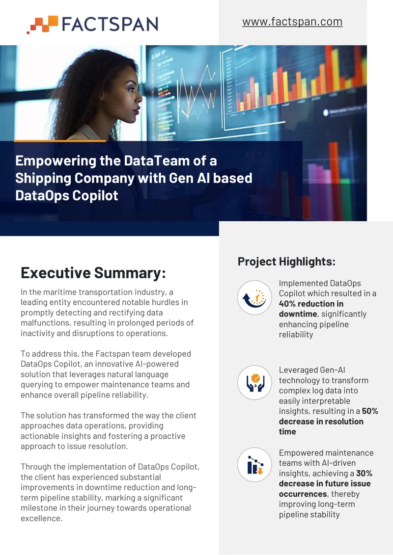 DataOps Copilot Implementation for Maritime Transportation