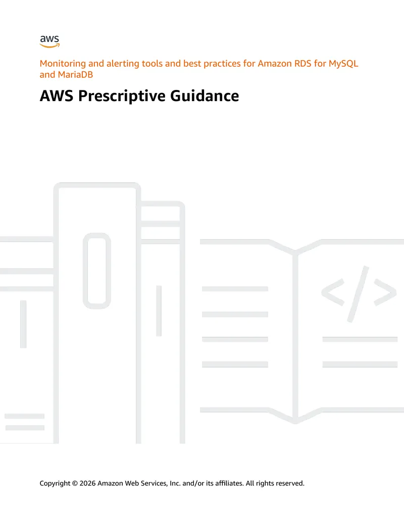 Monitoring and Alerting Best Practices for Amazon RDS