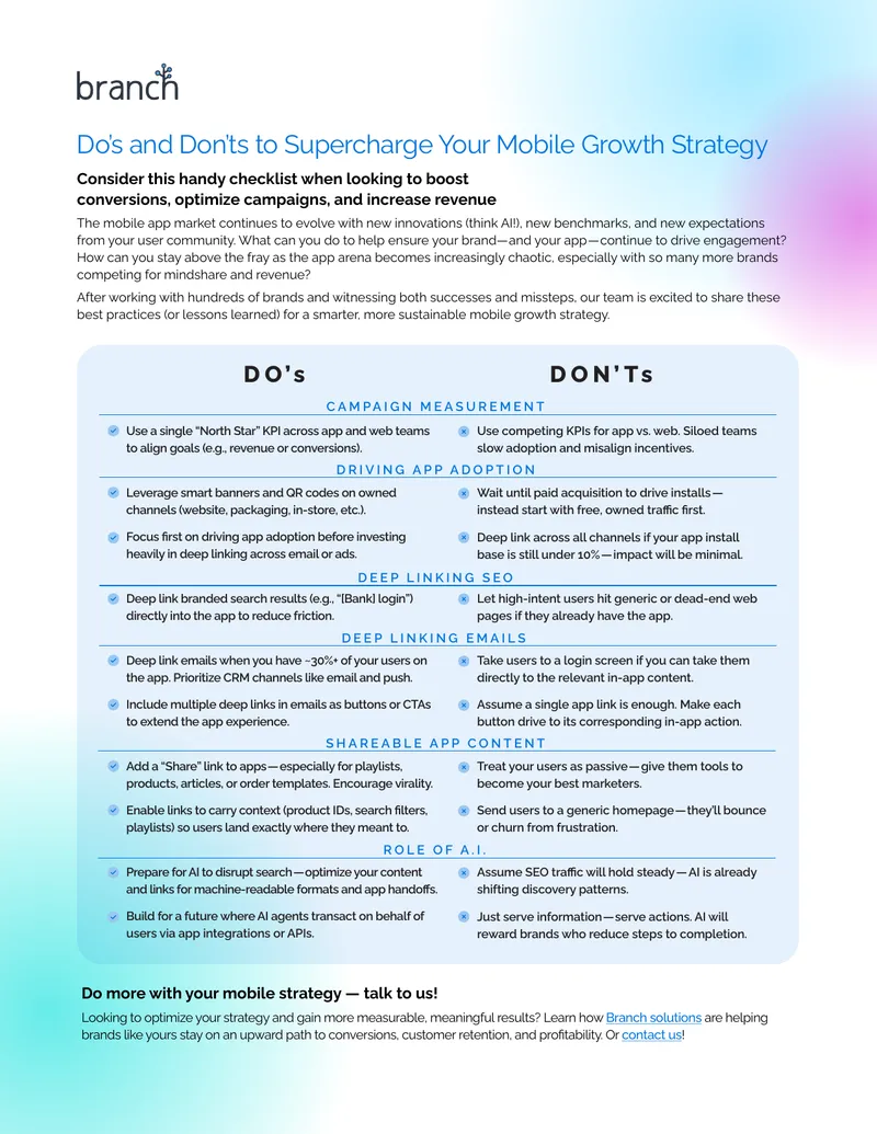 Best Practices for Mobile Growth Strategy