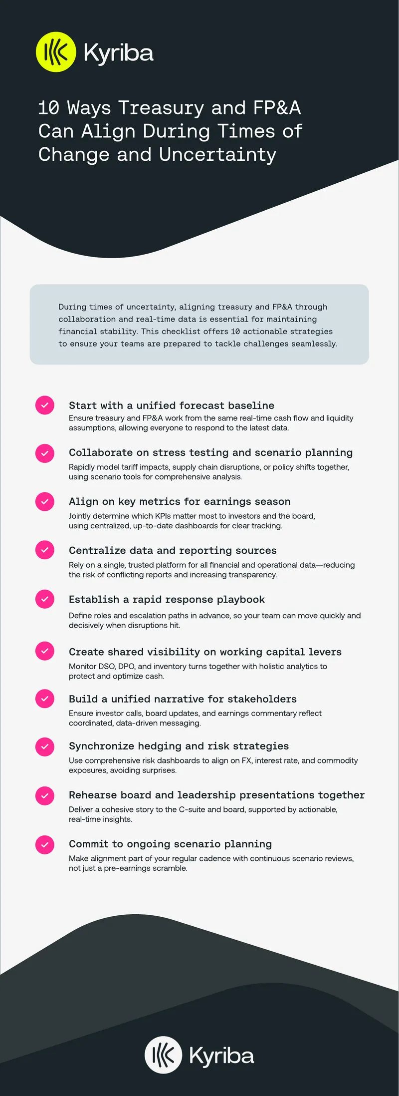 10 Strategies for Treasury and FP&A Alignment