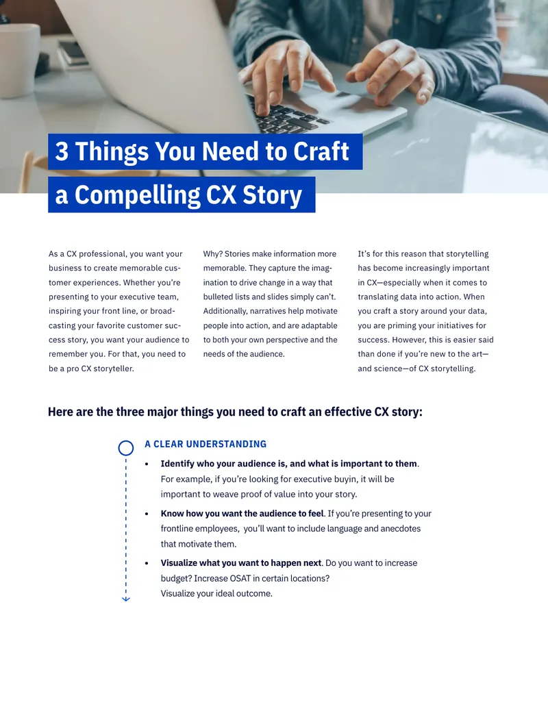 Crafting Effective Customer Experience Stories
