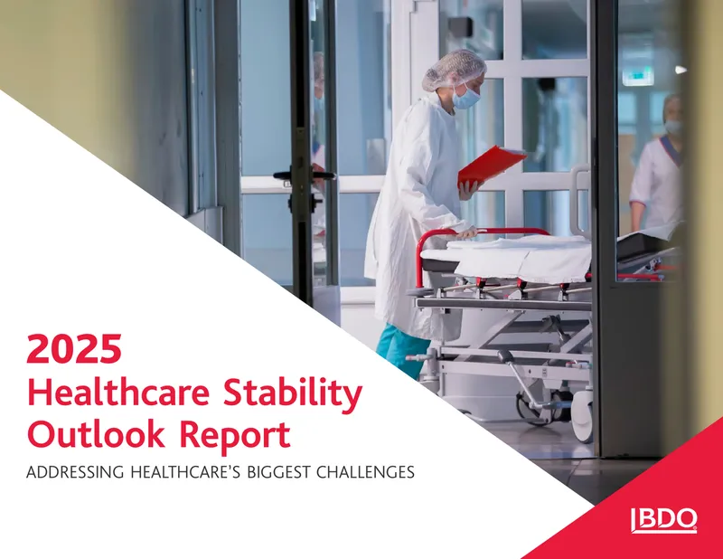 2025 Healthcare Stability Outlook Report preview page 1