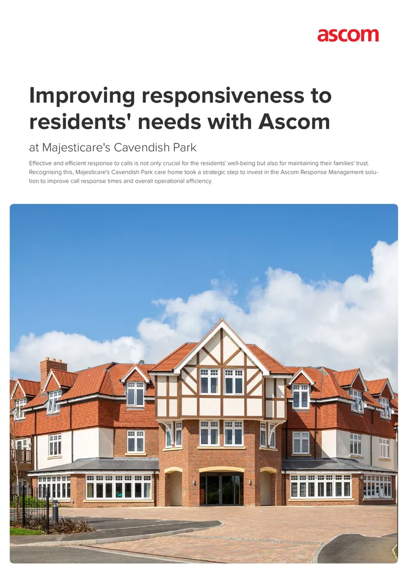 Improving Call Response Times at Cavendish Park