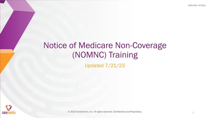 Notice of Medicare Non-Coverage Training Guide