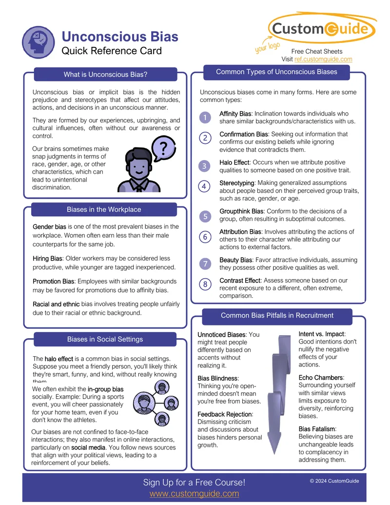 Understanding Unconscious Bias in the Workplace