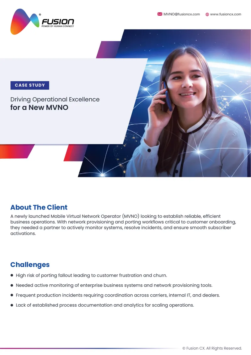 Driving Operational Excellence for a New MVNO