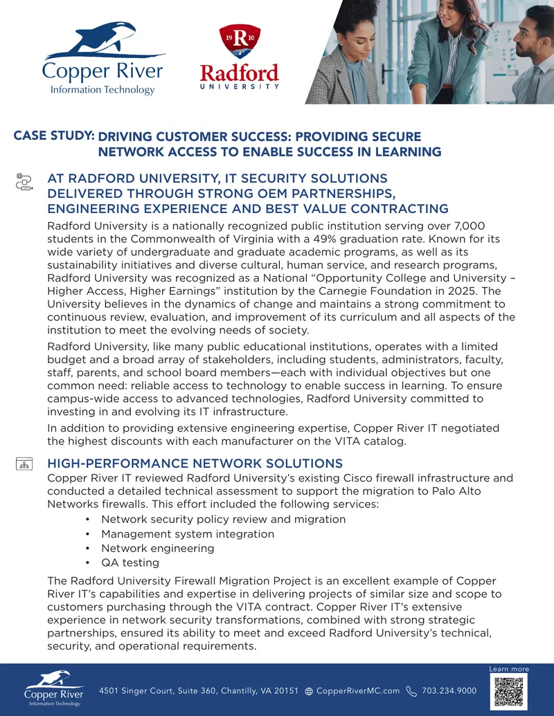 Radford University Firewall Migration Case Study
