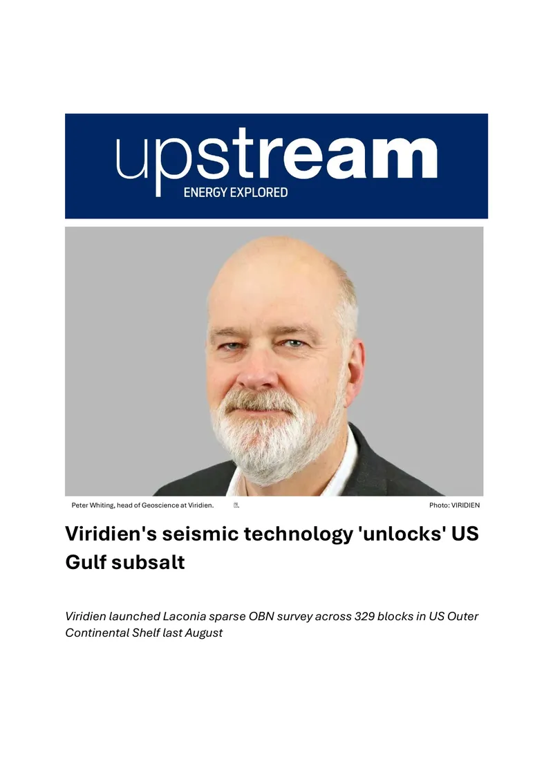 Viridien's Seismic Technology for Subsalt Exploration