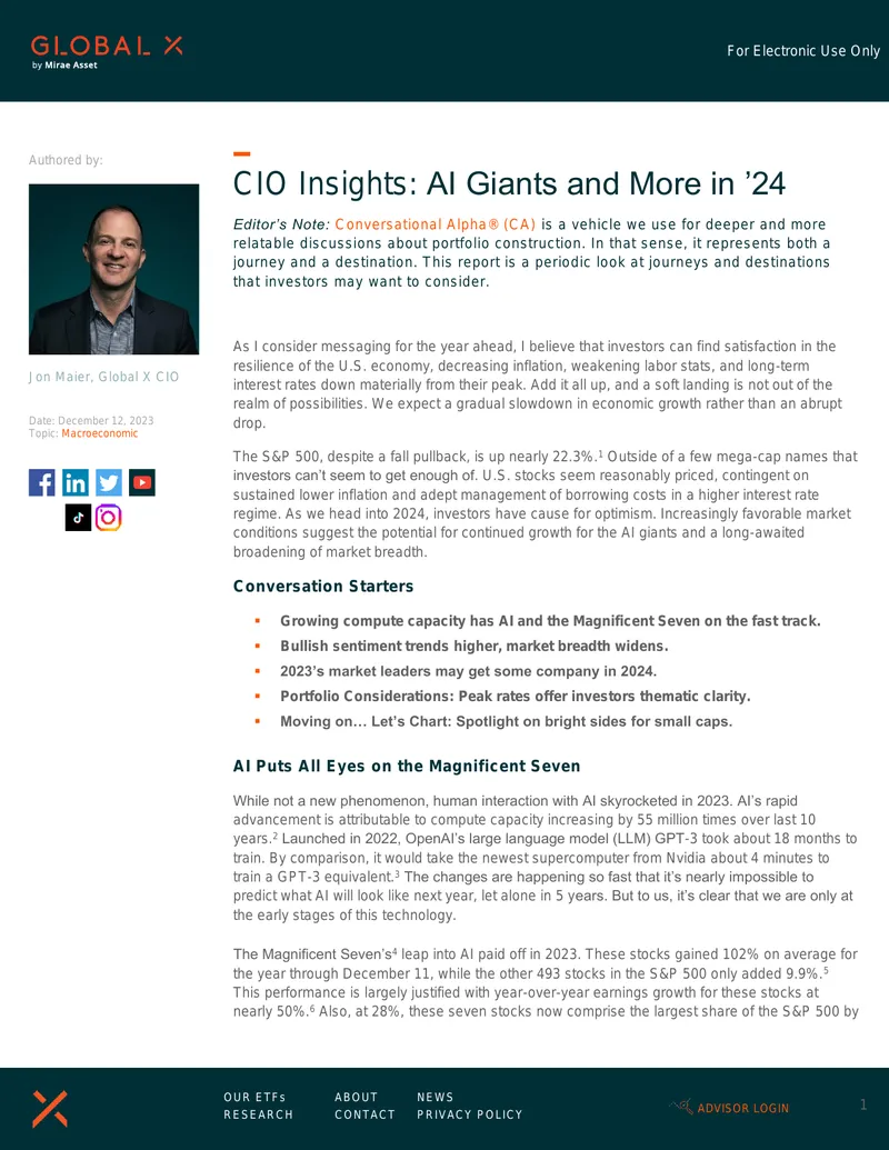 CIO Insights on Economic Trends for 2024
