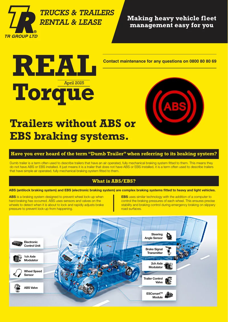 Understanding Non-ABS and EBS Trailers