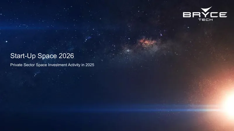 Private Sector Space Investment Activity in 2025