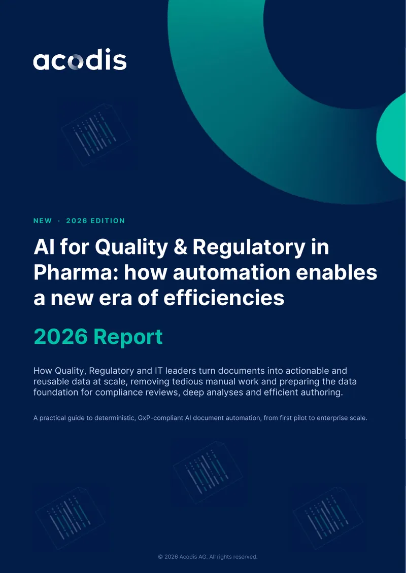 AI Document Process Automation in Pharma 2026 Report