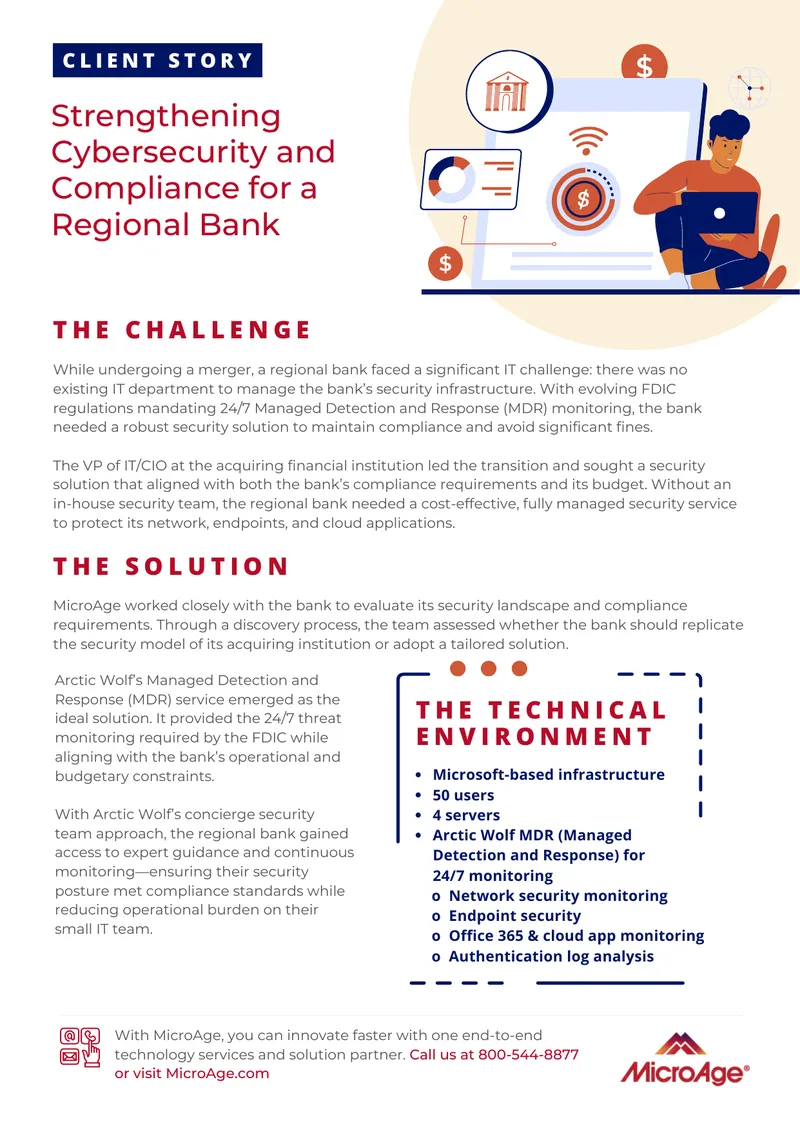 Strengthening Cybersecurity and Compliance for a Regional Bank
