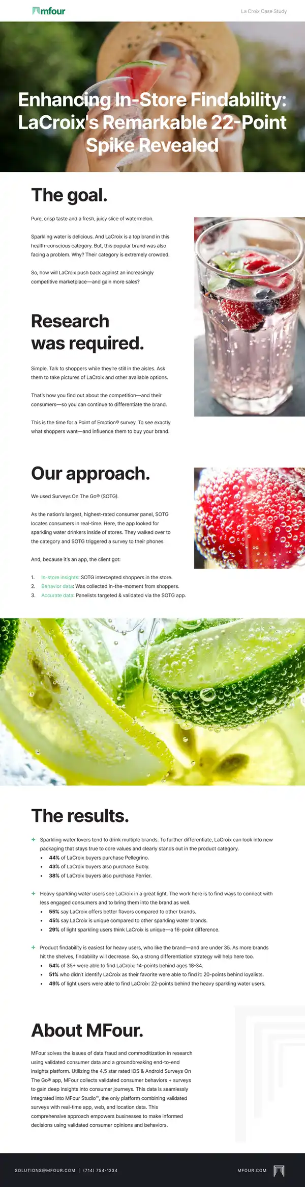 La Croix Case Study on In-Store Findability
