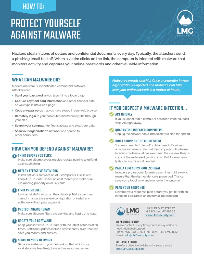 Malware Protection and Response Guidelines