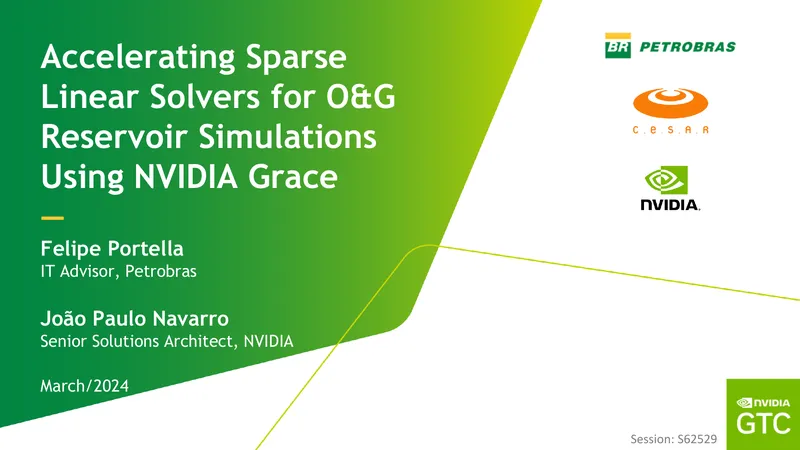 Accelerating Sparse Linear Solvers for Reservoir Simulations