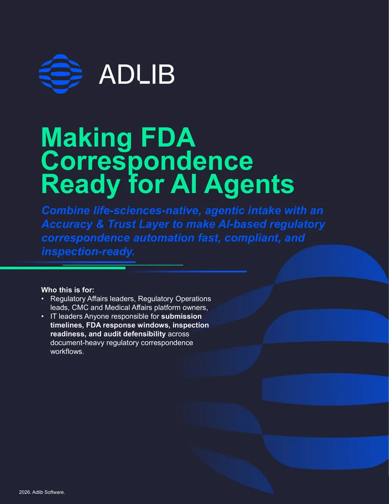 AI-Driven Automation for FDA Regulatory Correspondence