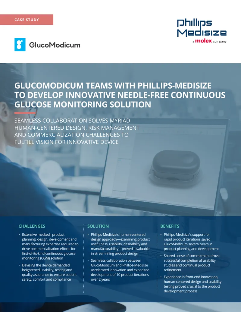 GlucoModicum and Phillips-Medisize Collaboration Case Study