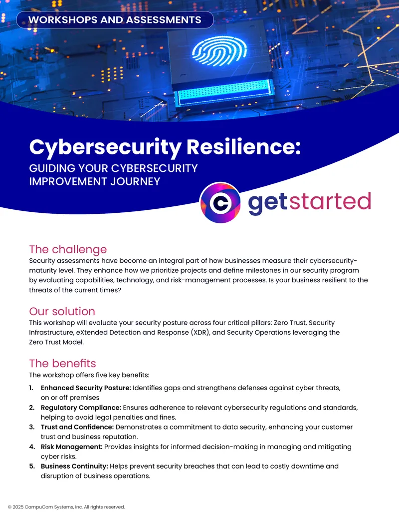 Cybersecurity Resilience Workshop Overview