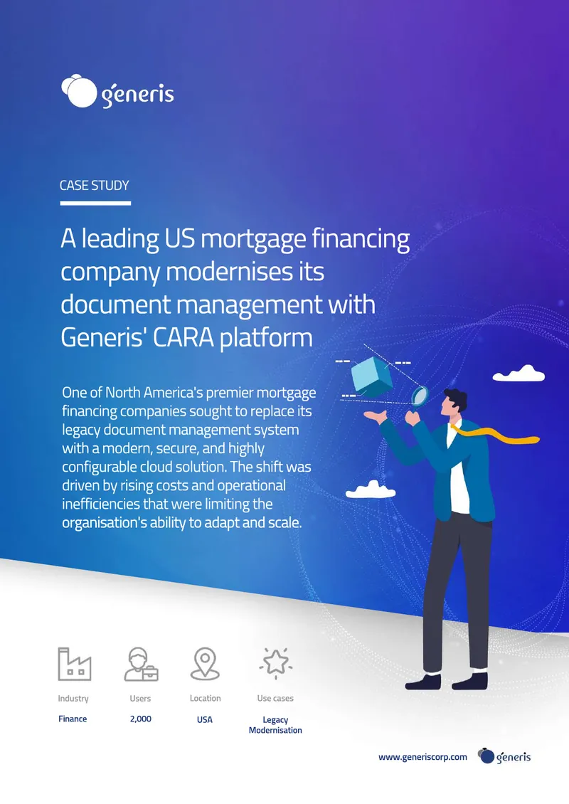 Modernization of Document Management in Mortgage Financing
