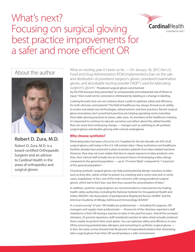 Surgical Gloving Best Practices for Safety and Efficiency