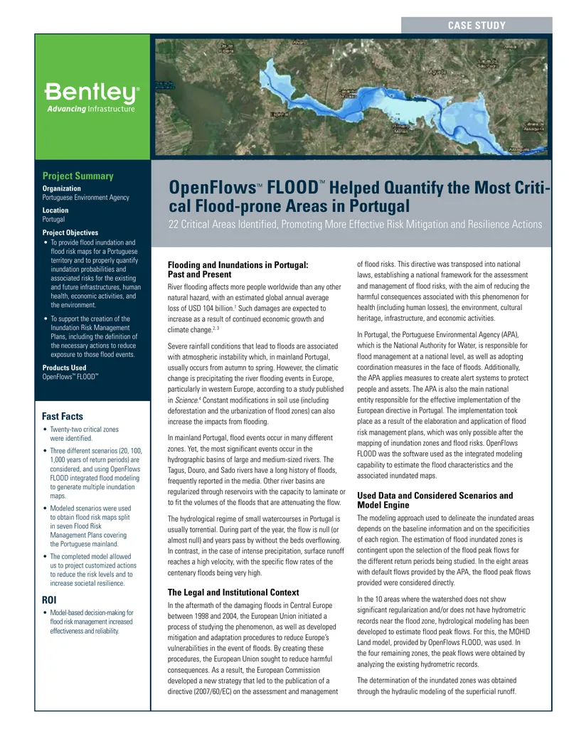 OpenFlows FLOOD Case Study on Flood Risk in Portugal preview page 1