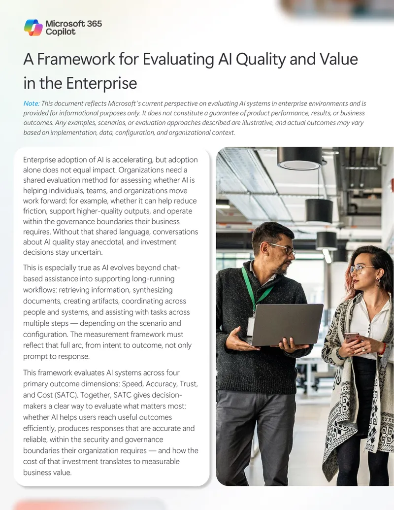 Framework for Evaluating AI Quality and Value