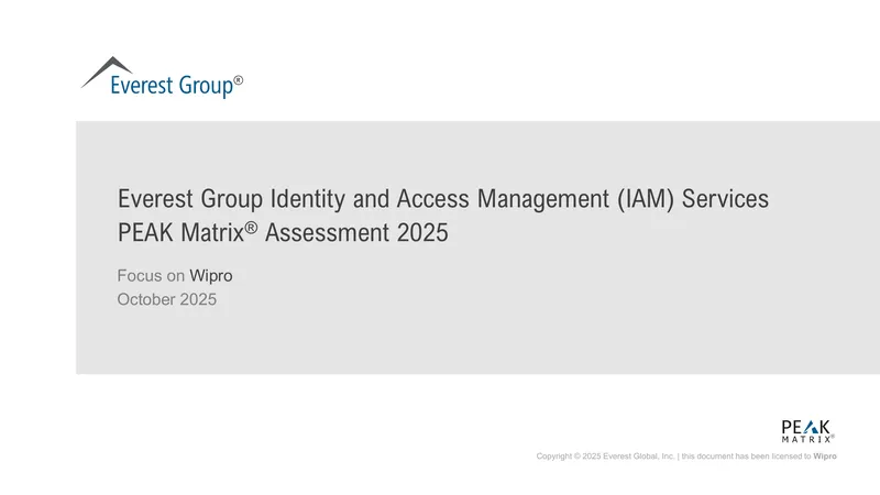 Identity and Access Management Services PEAK Matrix Assessment 2025