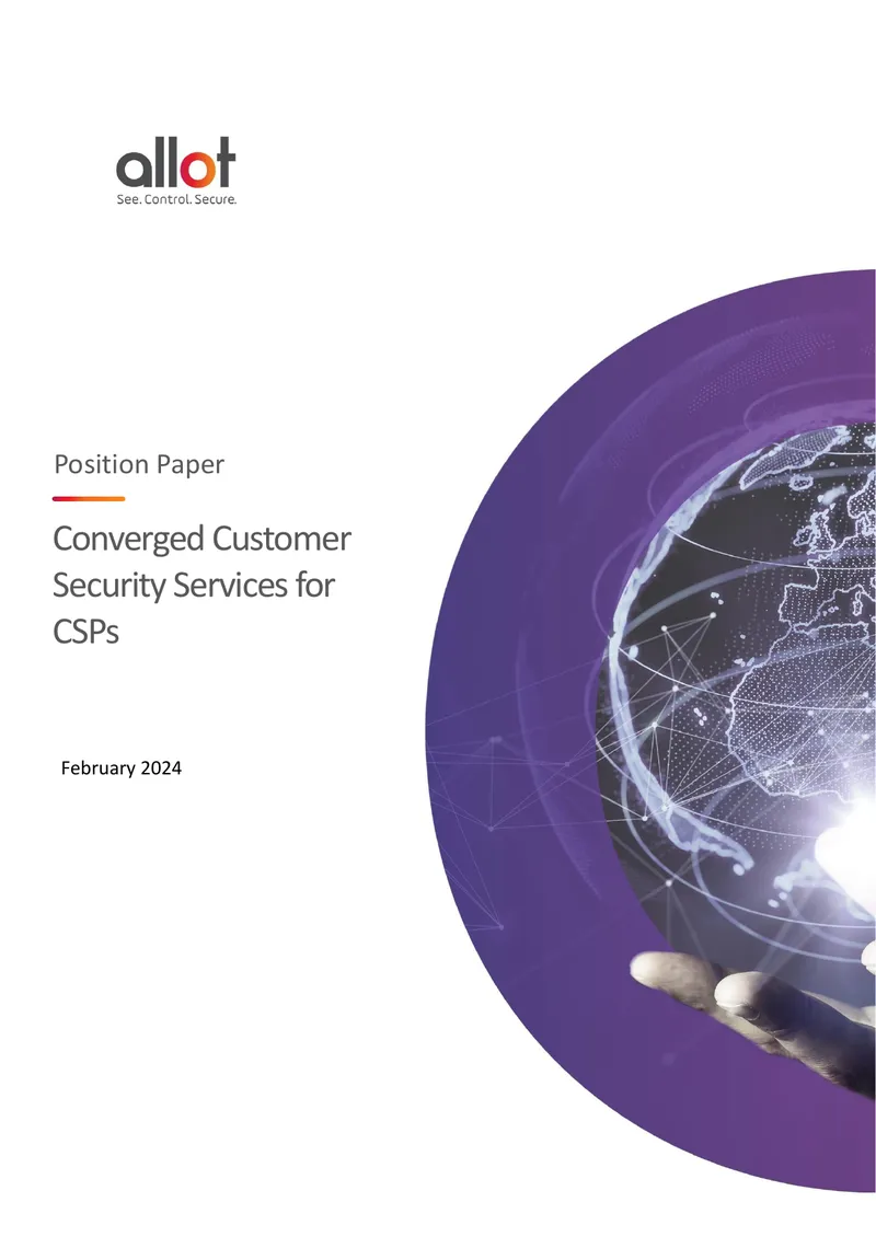 Converged Customer Security Services for CSPs Position Paper