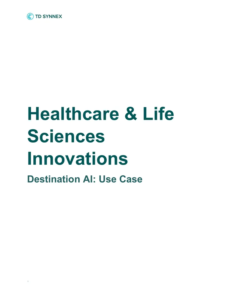 Healthcare and Life Sciences Innovations with AI