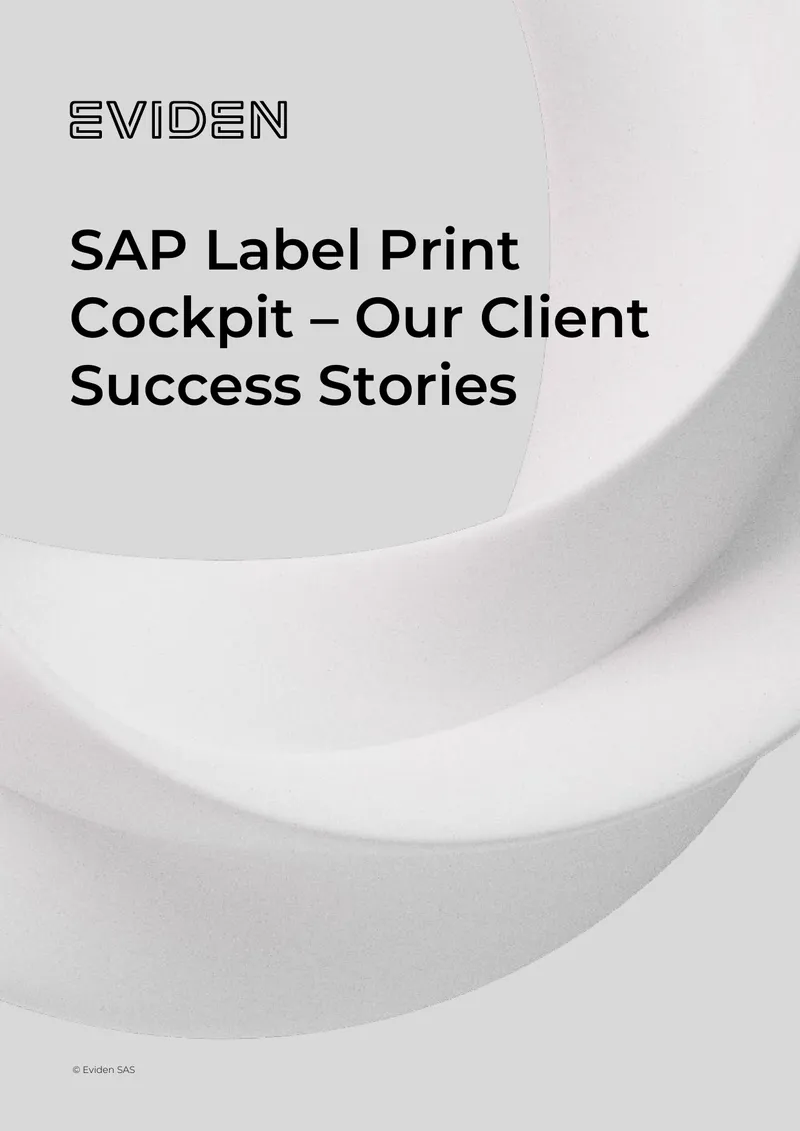 SAP Label Print Cockpit Client Success Stories