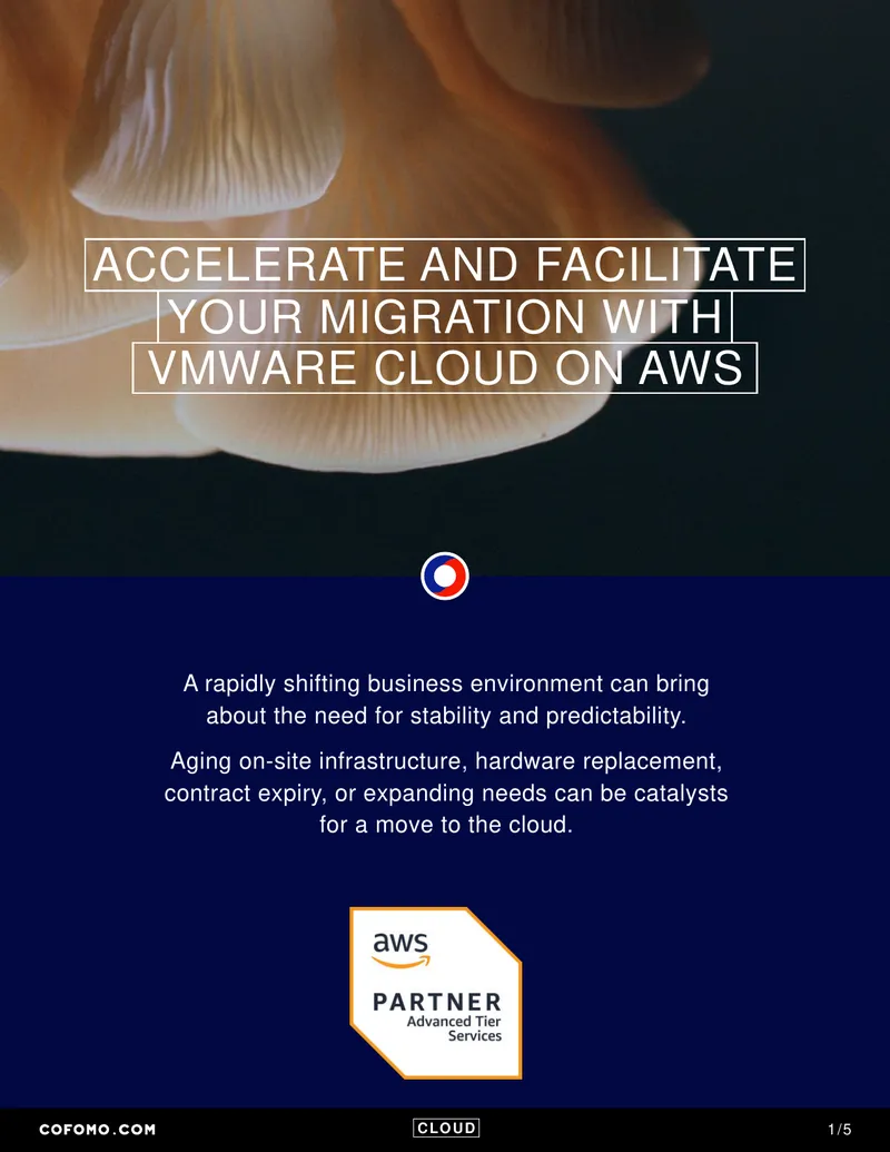 VMware Cloud on AWS Migration Services Overview