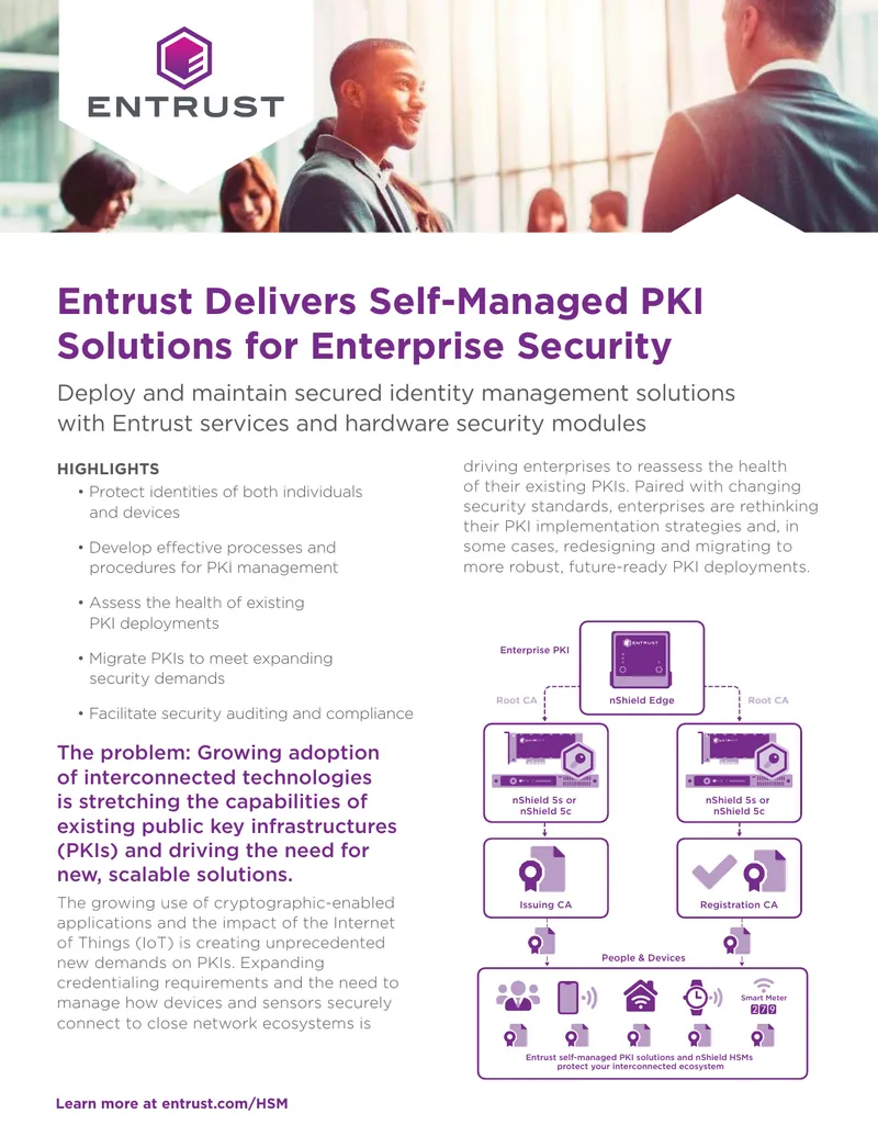 Self-Managed PKI Solutions for Enterprise Security