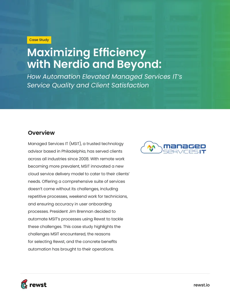 Automation Strategies for Managed Services IT
