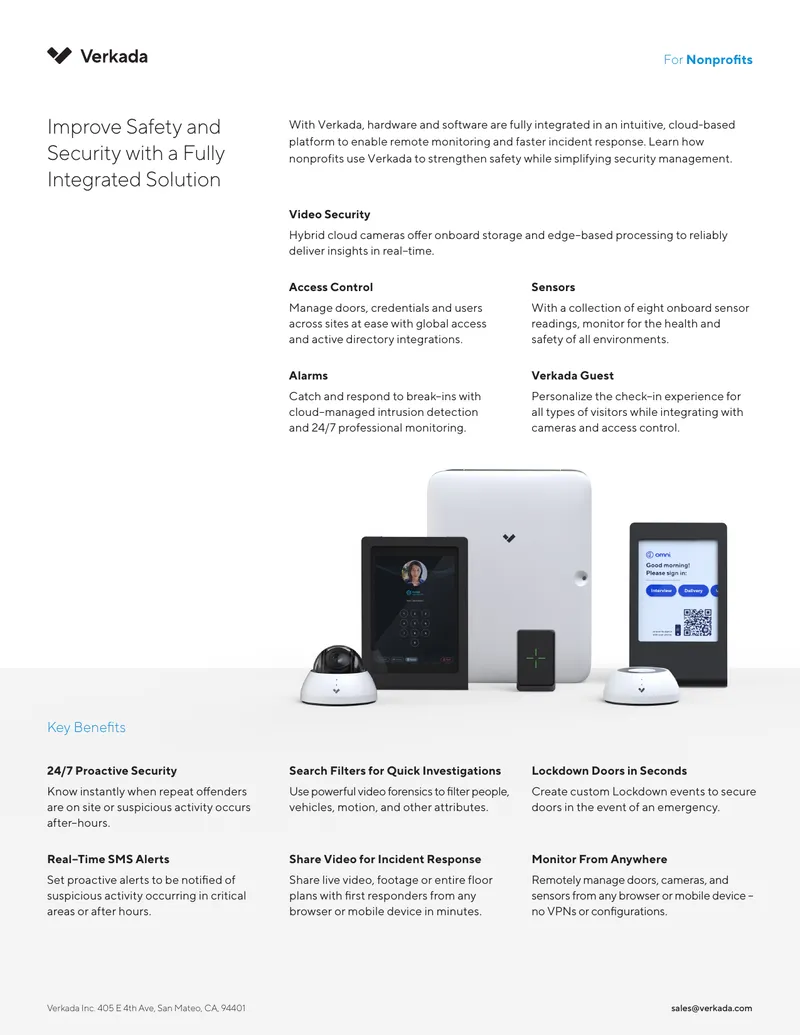 Integrated Security Solutions for Nonprofits