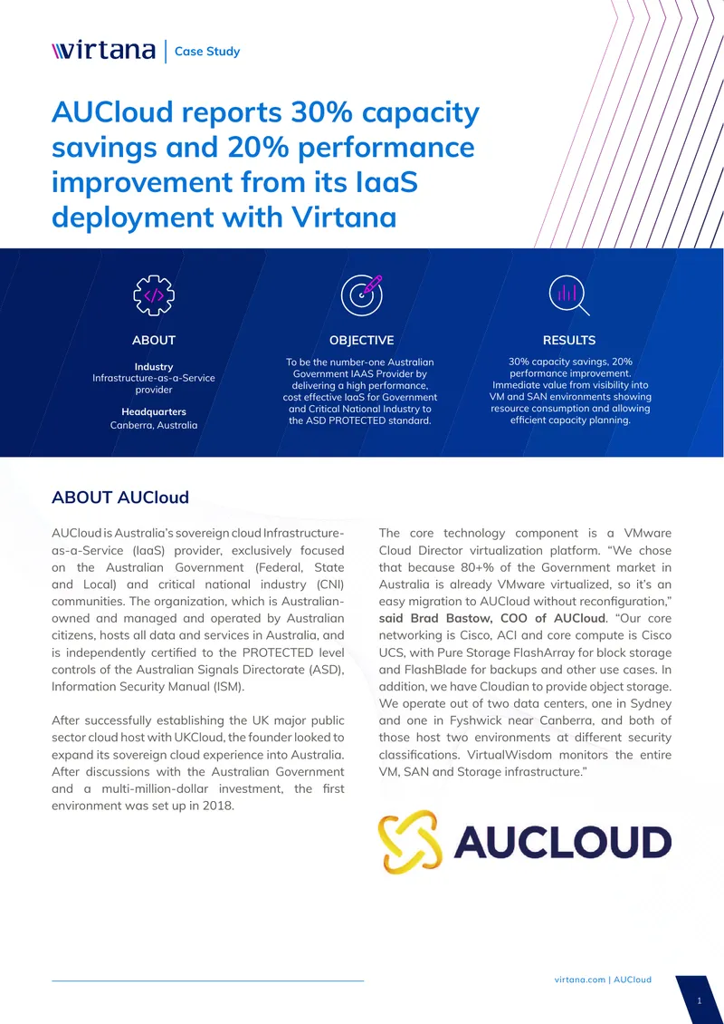 AUCloud Infrastructure-as-a-Service Case Study