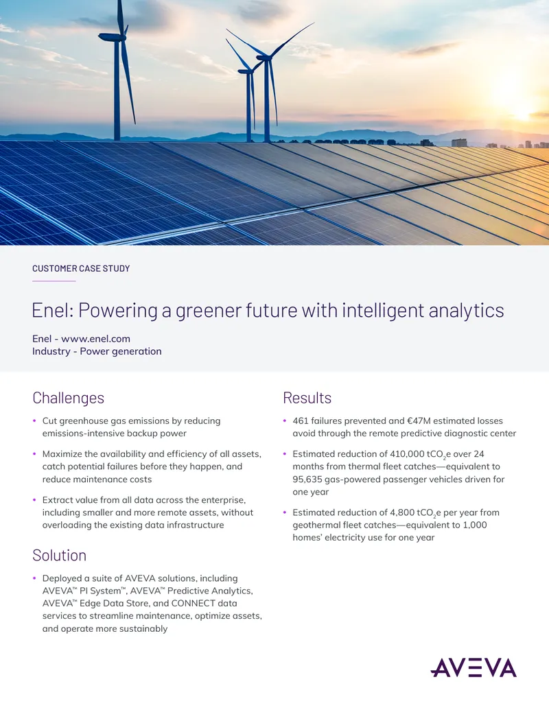 Enel Case Study on Predictive Analytics Implementation