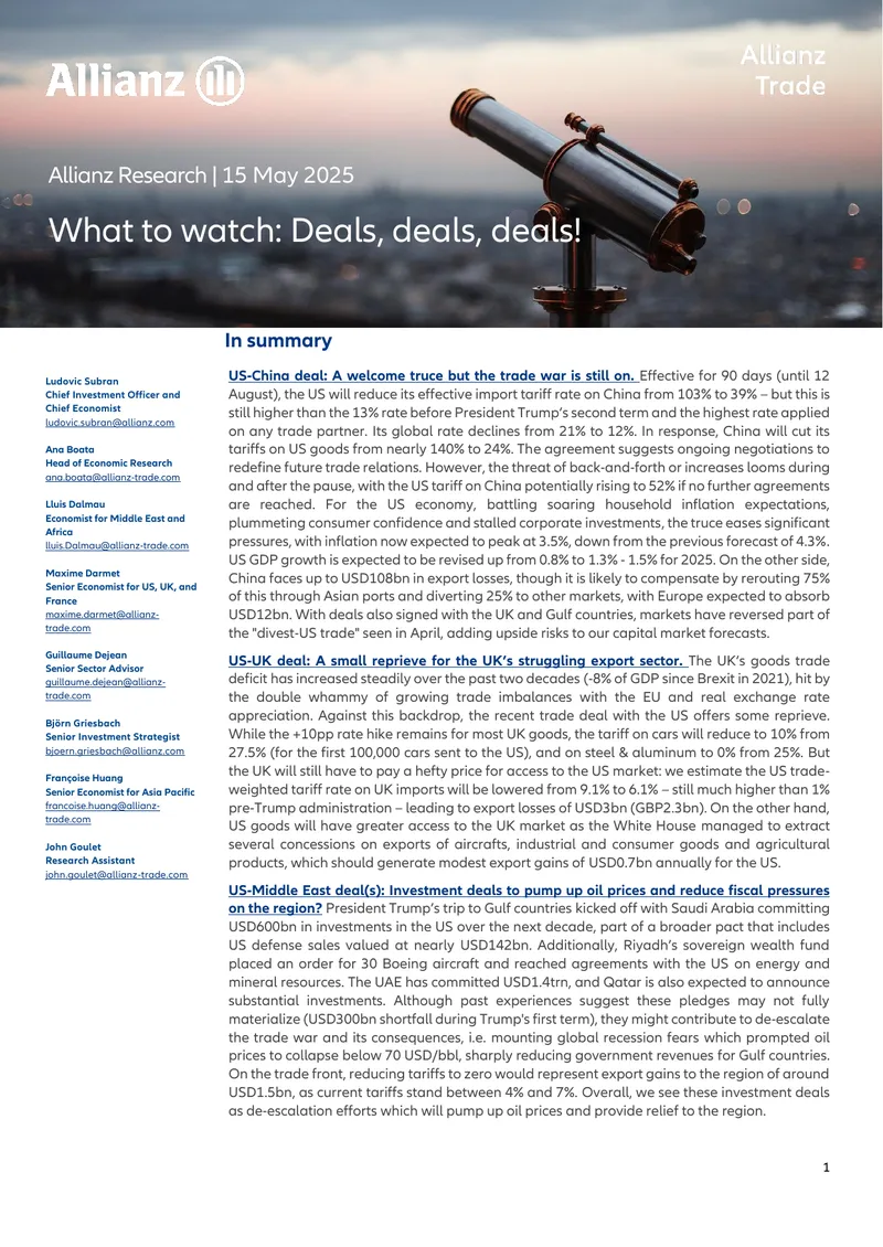 Analysis of Recent US-China Trade Agreements