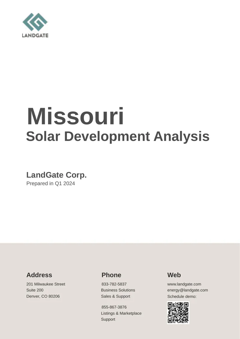 Missouri Solar Development Analysis Report