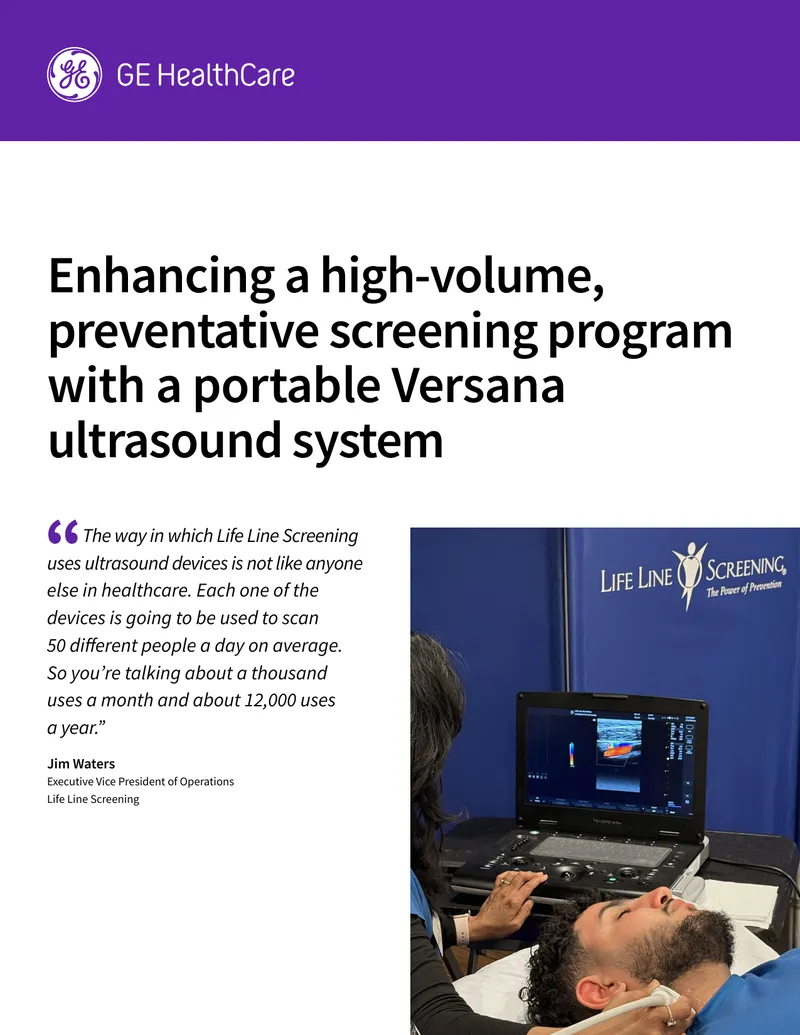 Portable Ultrasound System for Preventative Screening