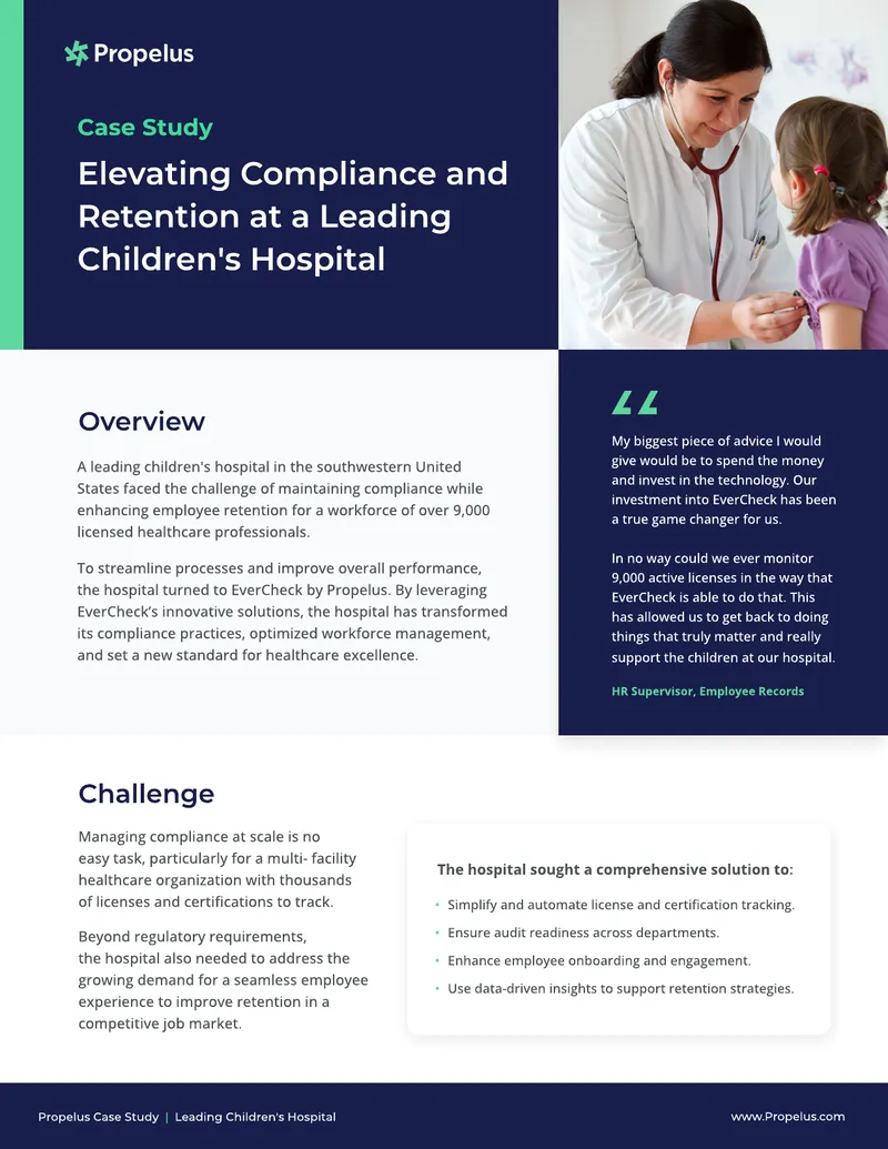 Compliance Management and Employee Retention Case Study