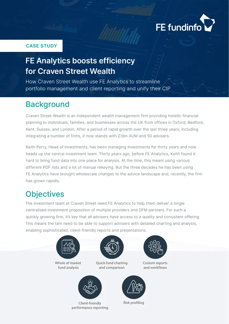 Craven Street Wealth Case Study on FE Analytics