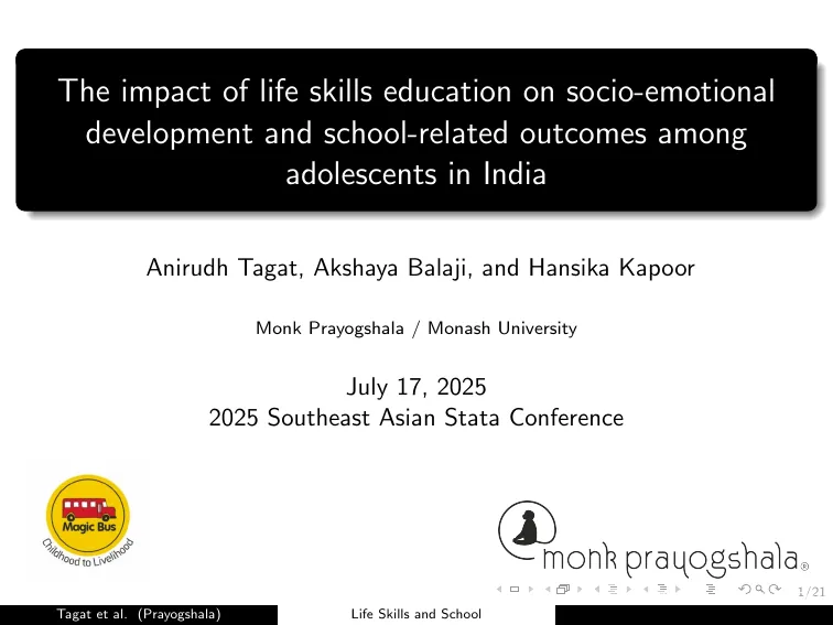 Impact of Life Skills Education on Adolescents