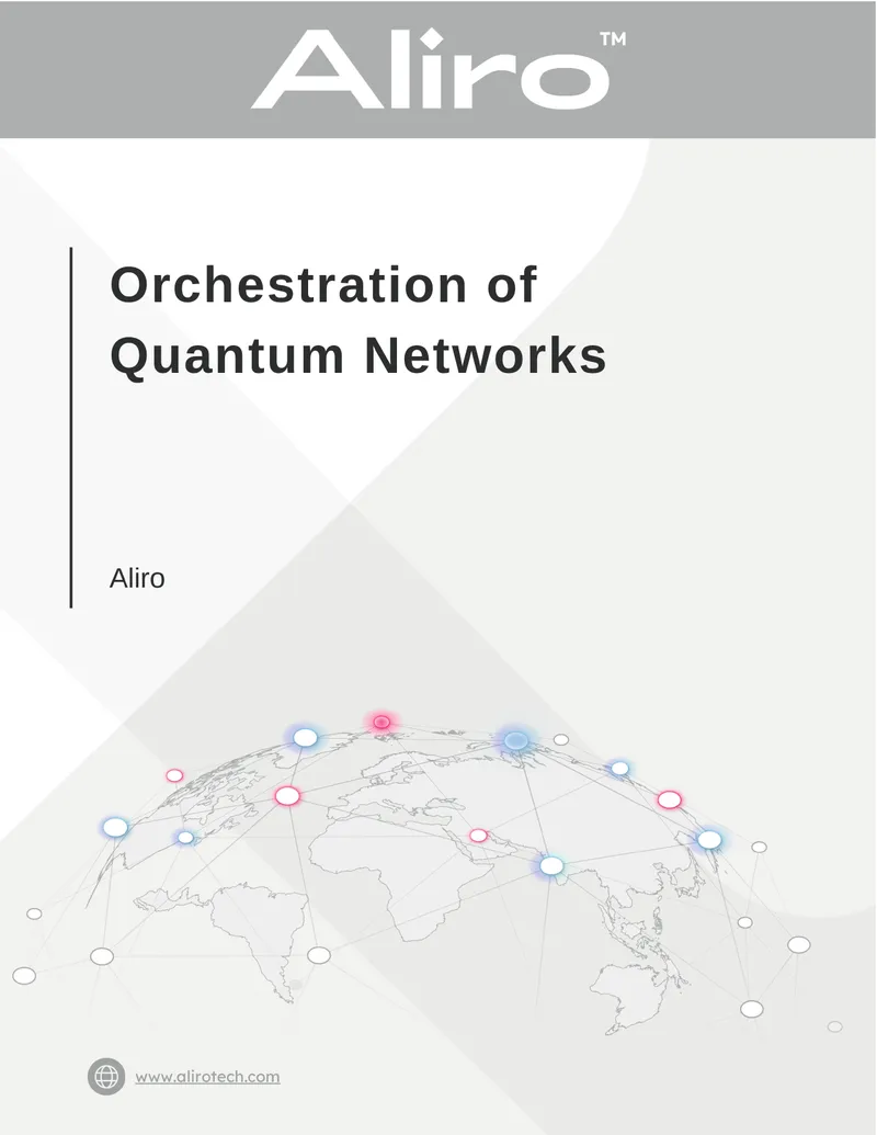 Orchestration of Quantum Networks White Paper