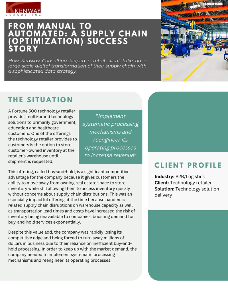 Supply Chain Optimization Success Story