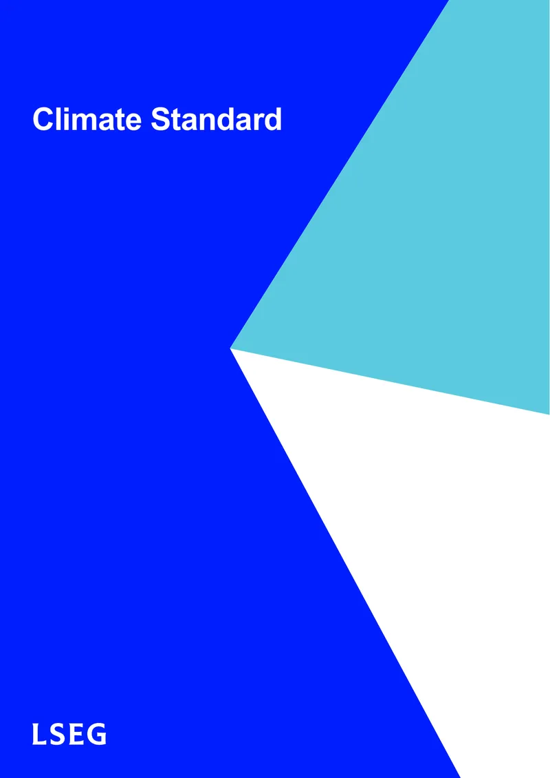 LSEG Climate Standard Implementation Framework