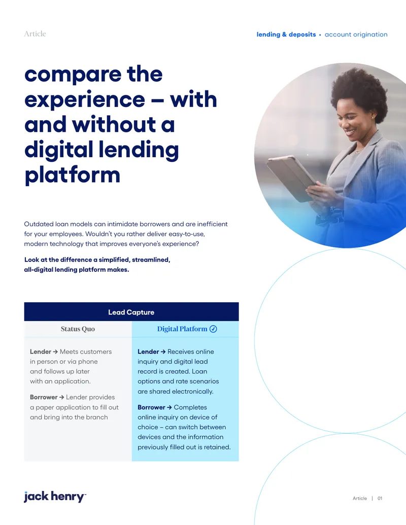 Comparison of Digital Lending Platforms