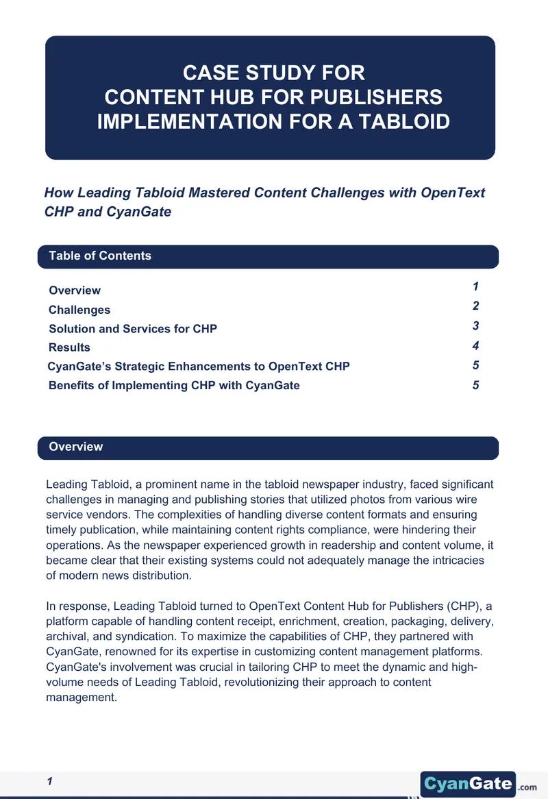 CyanGate's Strategic Enhancements to OpenText CHP