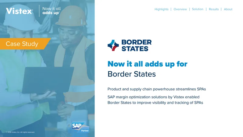 Border States SAP Margin Optimization Case Study