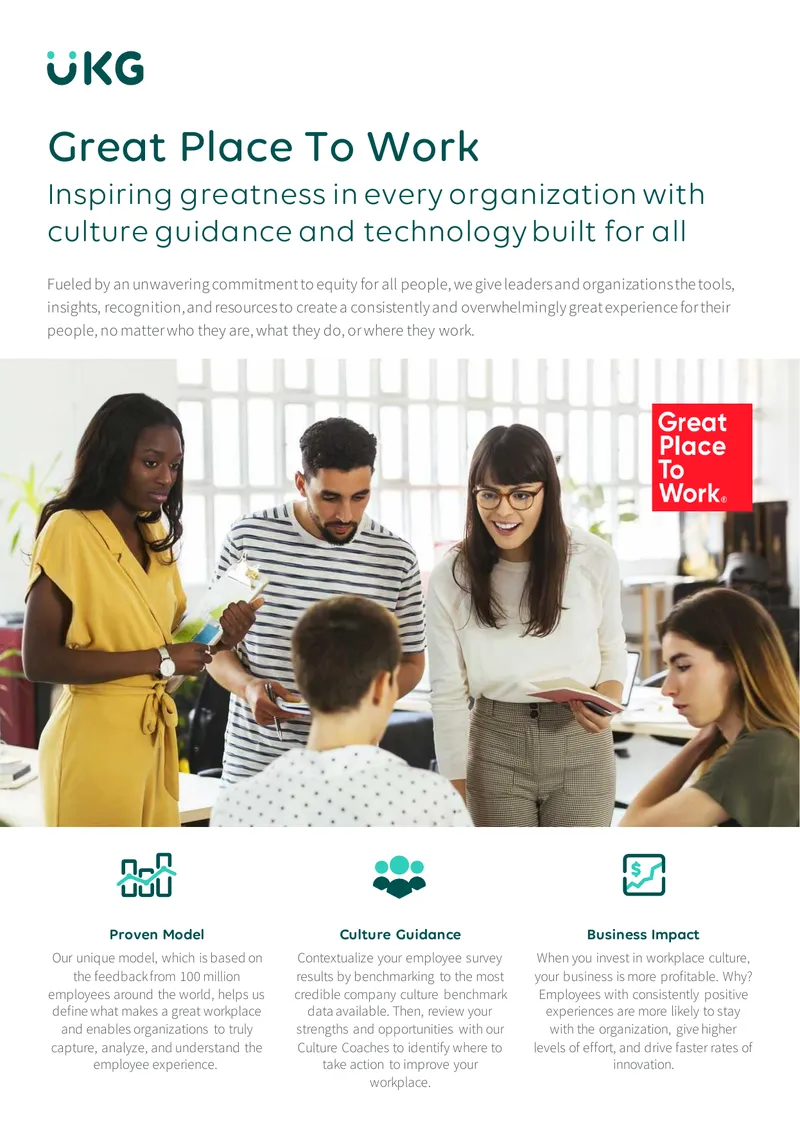 Great Place To Work Certification Process Overview